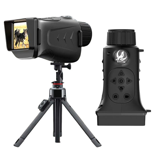 4K Infrared Night Visions Device Rechargeable Night Visions Monocular with 2.8 Inch Large Screen 18X Digital Zoom for Camping