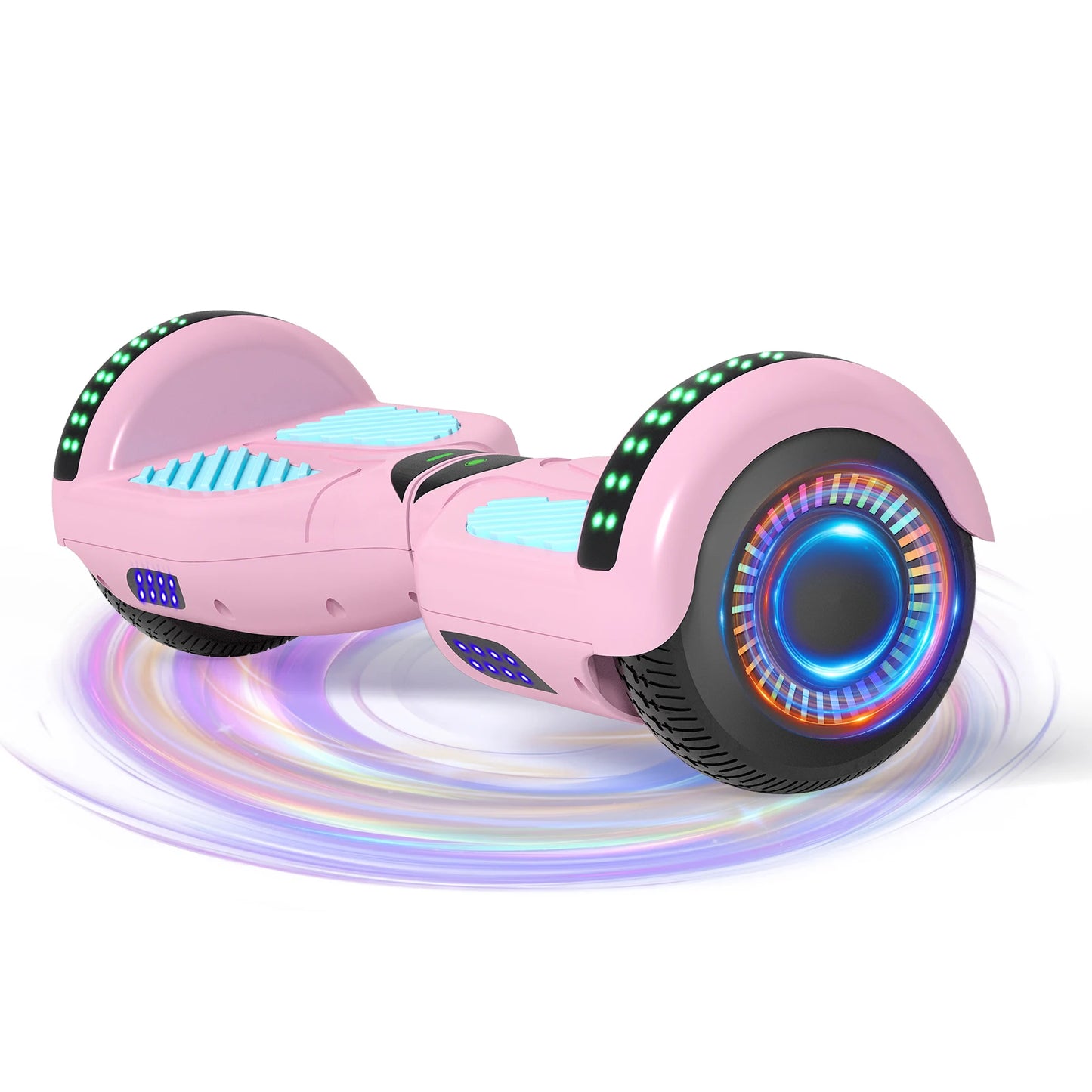 Commugo Self-Balancing Scooter with Bluetooth Speaker, APP Control, LED Lights, All Terrain Hoverboard for Kids Adults, All Ages