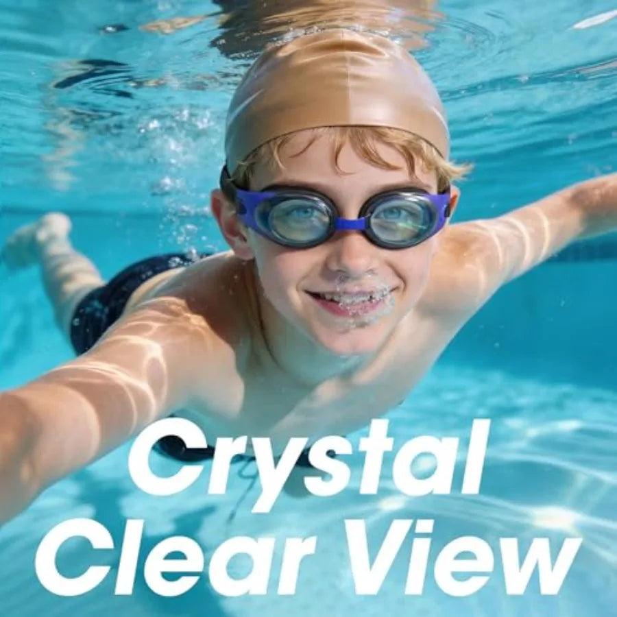 Swim Goggles, 2-Pack Swimming Goggles for,Child, Boys or Girls From 6-15