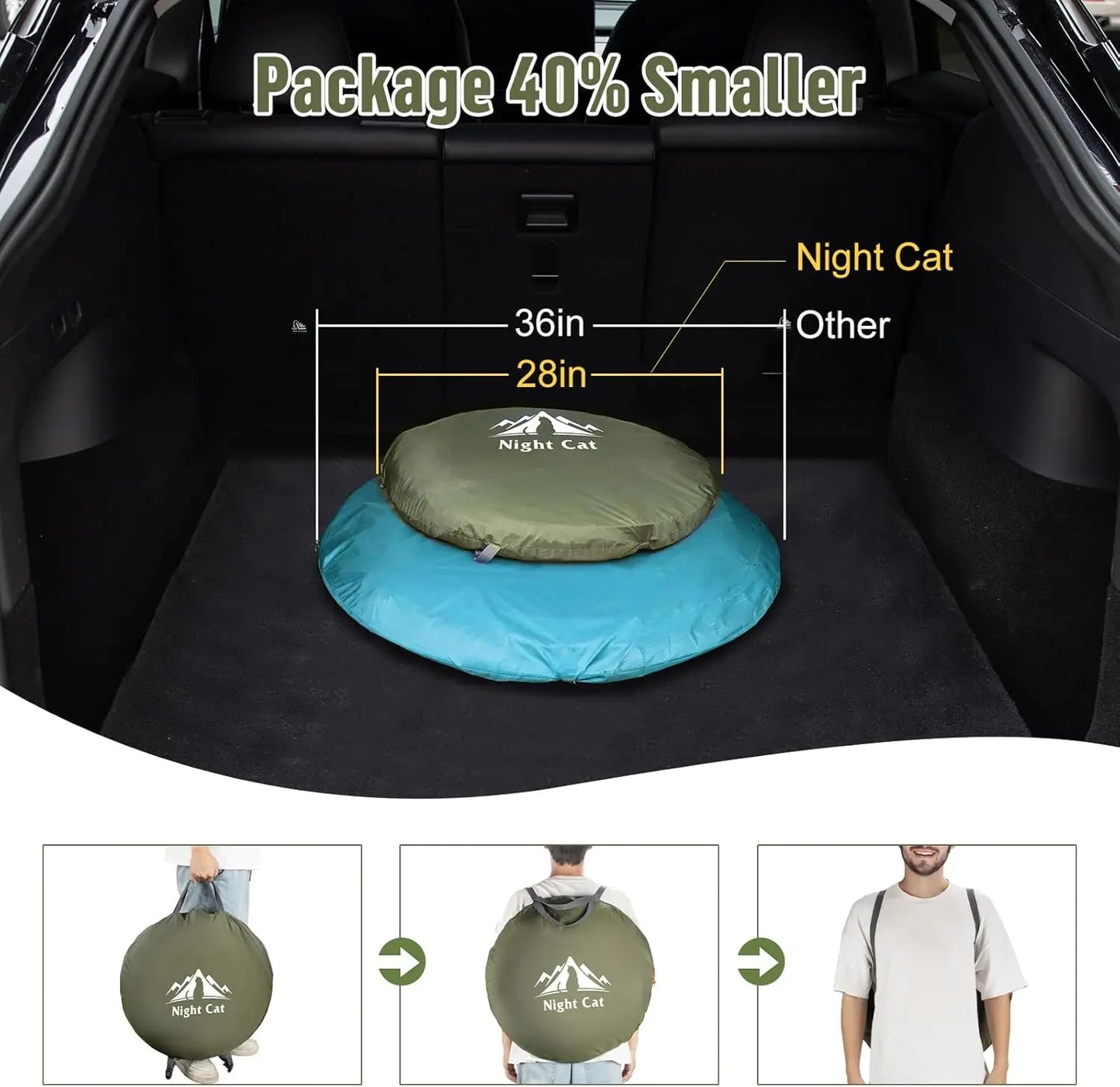 Pop up Camping Tent for 2 Person, Instant Easy Setup with Waterproof Fabric and Cool Ventilation for Family Outdoor