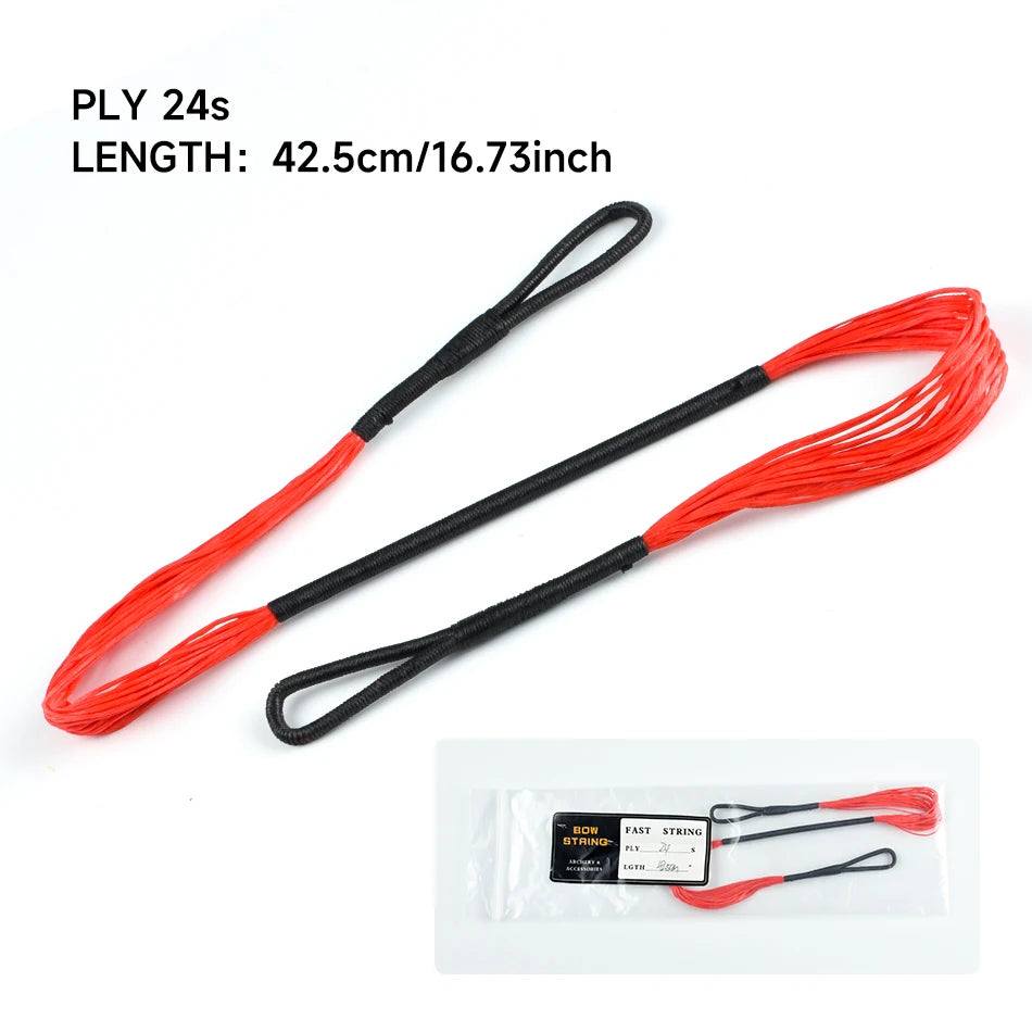 1/2pcs Mini Crossbow Bow String, 24 Strands 16.73 Inch Compound Bow Rope, Outdoor Hunting Shooting Universal Accessory
