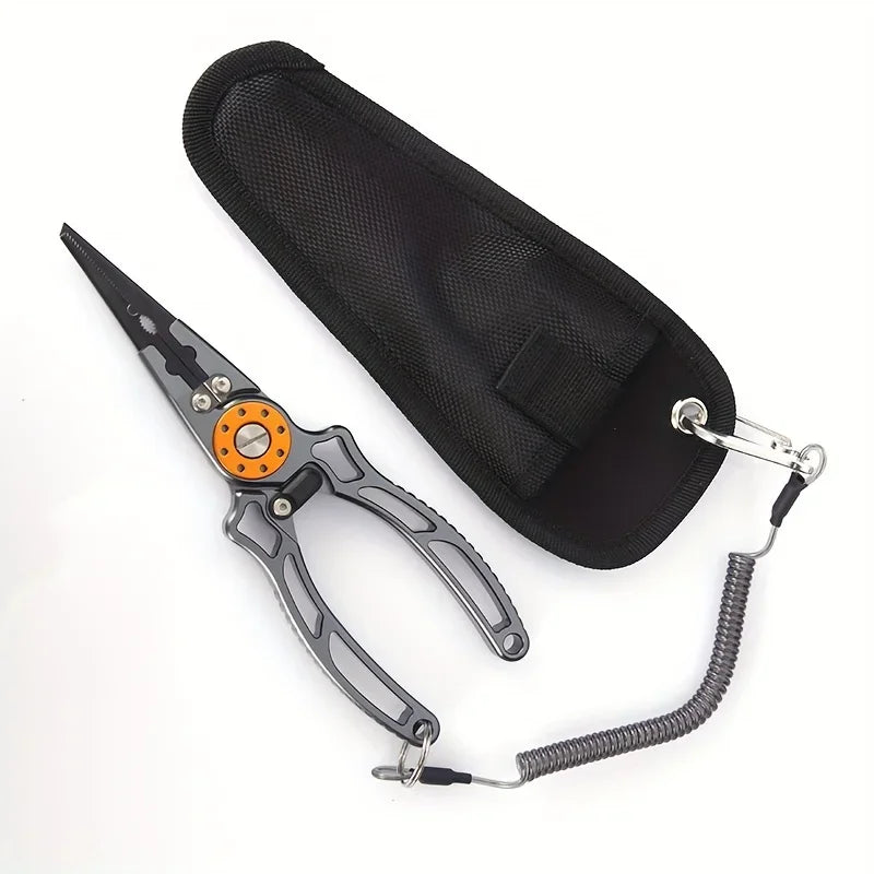 Aviation Aluminum Wire Pliers Multi-functional Fishing Pliers Outdoor Fishing Tools Fish Control Pliers, and Line Cutting Pliers