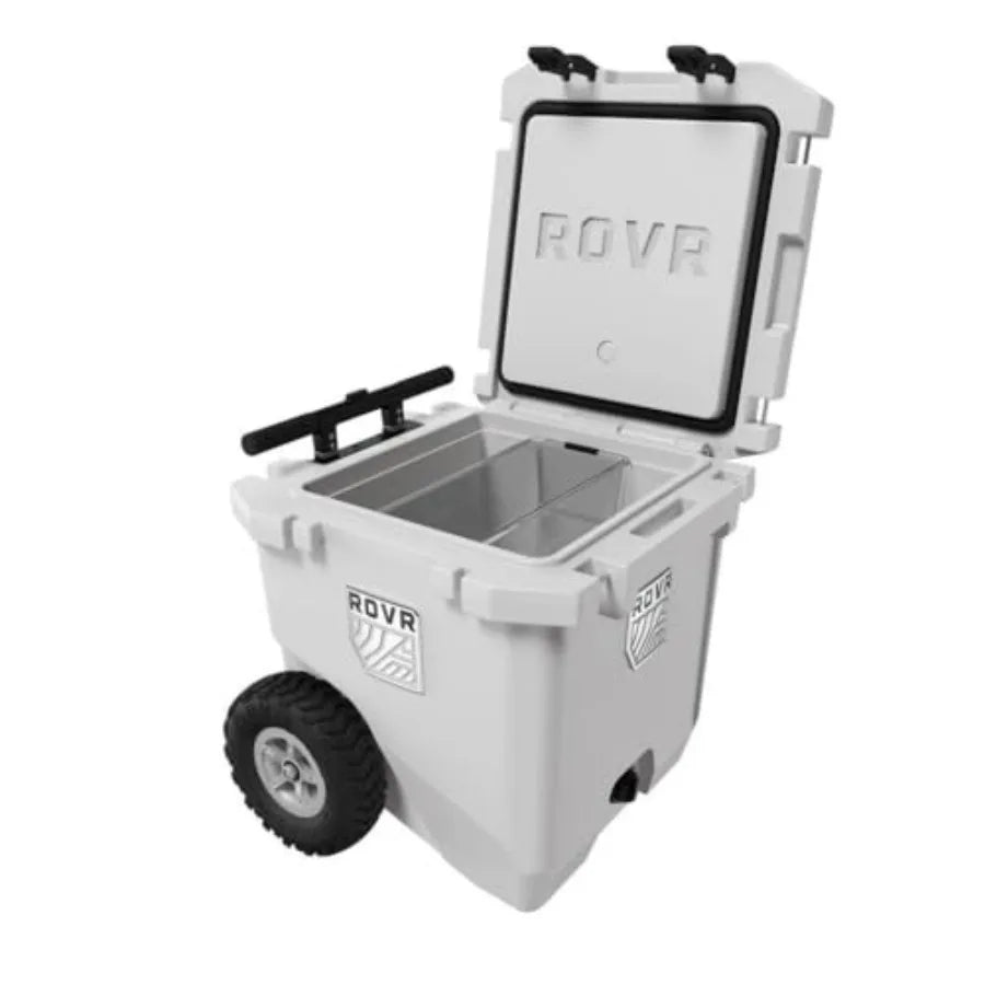 Heavy Duty Insulated Cooler Box for Camping, Beach, Travel, Tailgating, Fishing, Parties Rugged Portable Cooler in Black with L