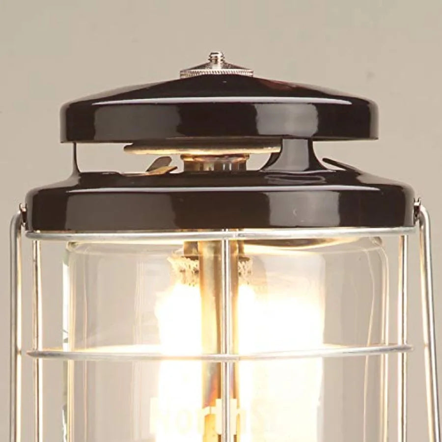 1500 Lumens Gas Lantern with Matchless Lighting Folding Propane Lantern with Mantles Globe for Camping Power Outage Outdoor Lig