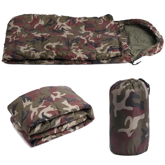 Autumn/Winter Military Emergency Sleeping Bag Outdoor Hiking Camping Portable Single Person Adult Sleeping Bag Men Women