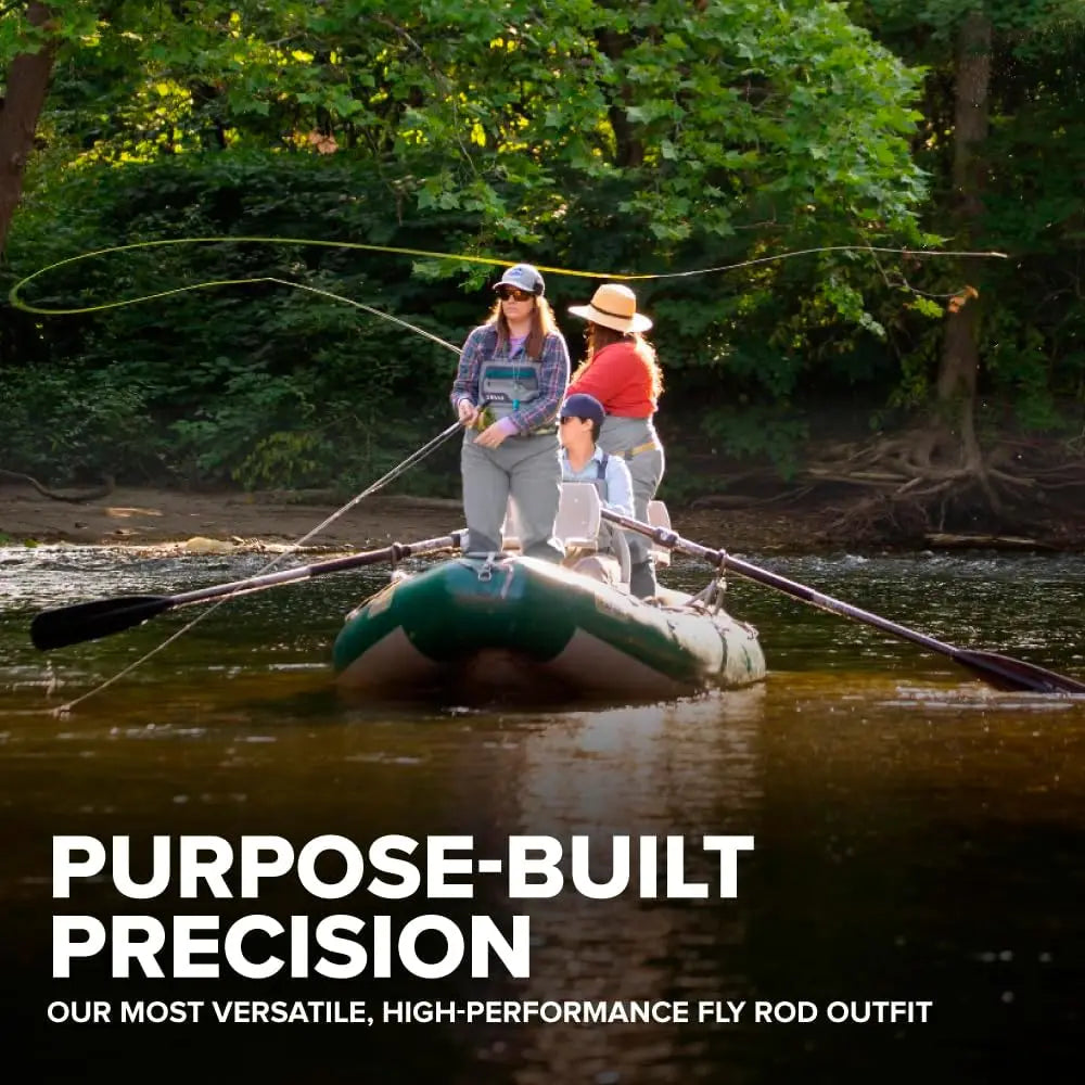 Orvis Clearwater Fly Rod Outfit - Fishing Rod and Reel Combo with Black Chrome Blank, Ceramic Guides, Durable Reel Seat, and Rod Tube