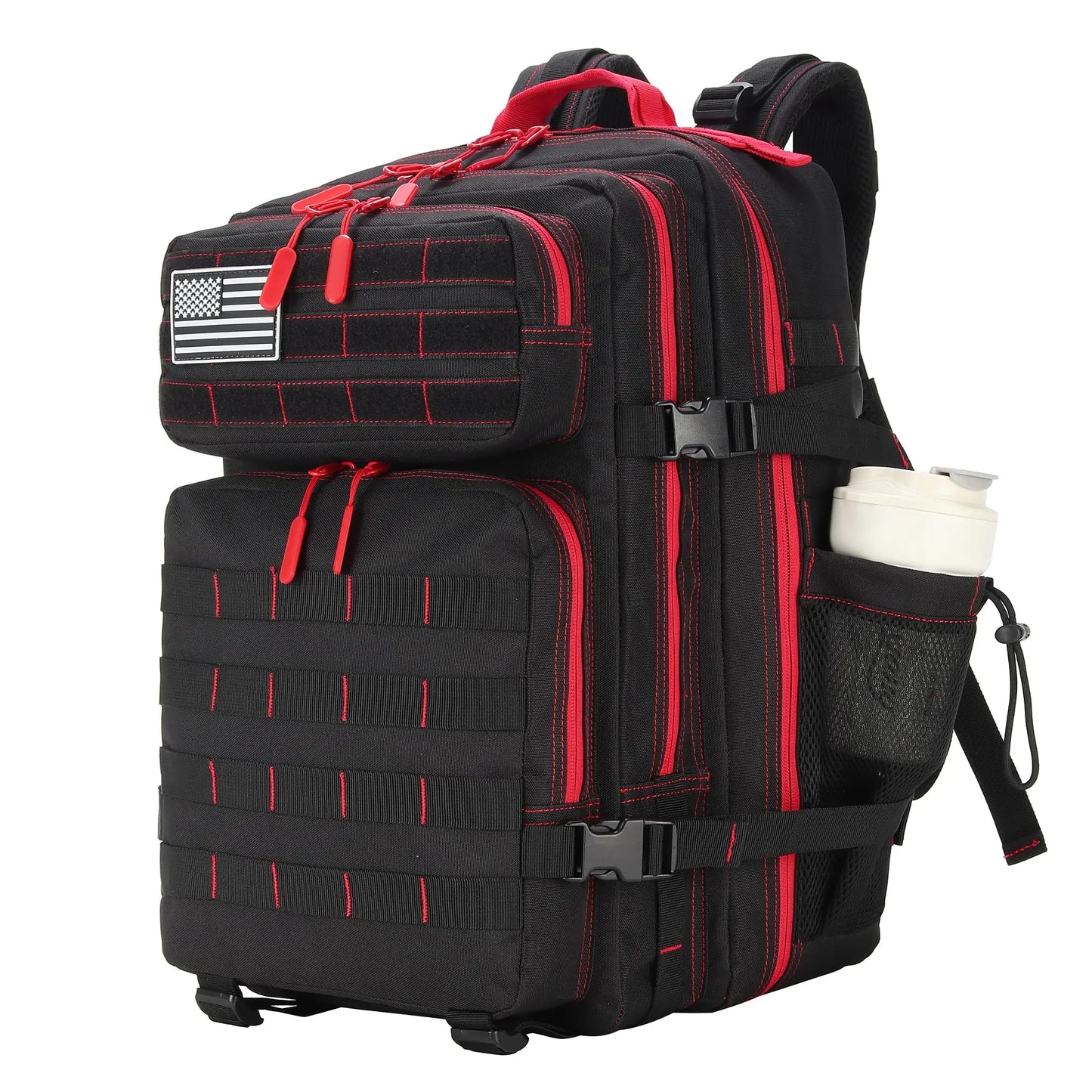 9L Cherry Print Tactical Backpack For Adults Hiking Fitness Small Utility Bag