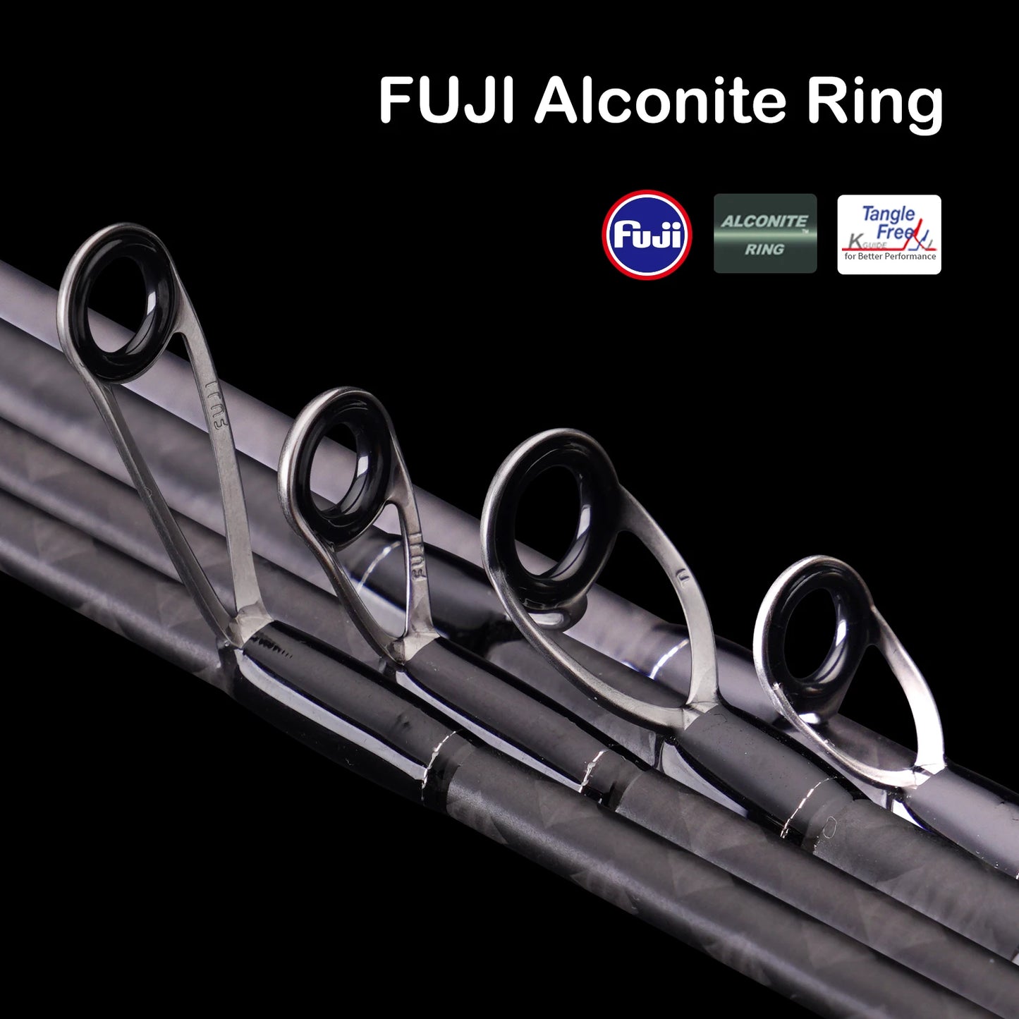 PURELURE Flight CEDAN 5'9''-6'10'' Bass Rod Spinning & Baitcasting 2 pcs 40T+36T Carbon Fiber Progressive Action Fishing Rod L to M Power Solid Tip Dark Oak Reel Seat FUJI Alconite/SIC Guides