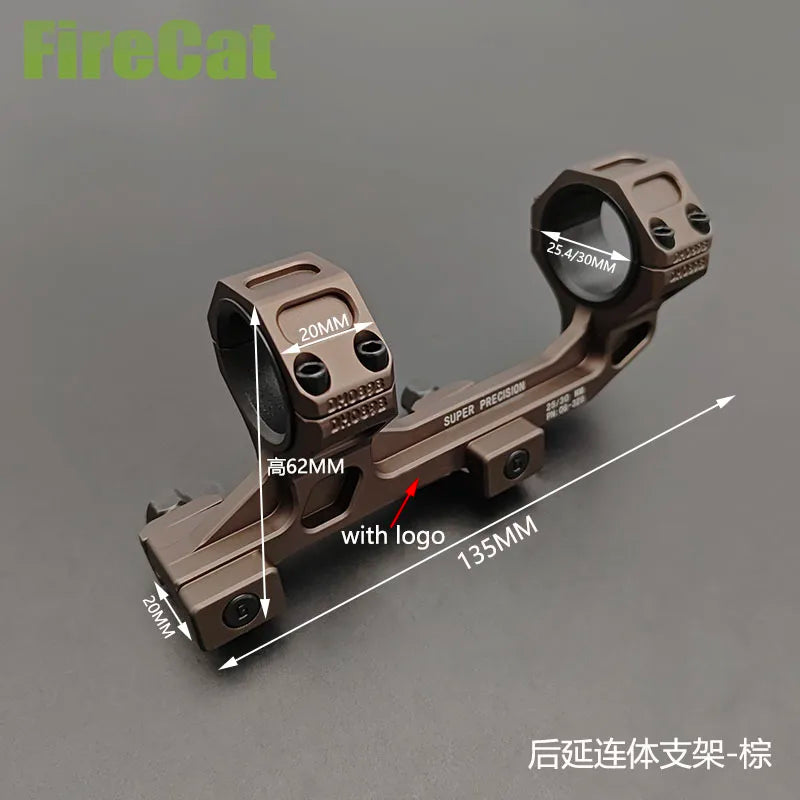 US Warehouse Tactical GEISSE Rifle Scope Mount Rings Optical Sight Rifle Scope Cantilever 25.4mm/30mm AR15 Bracket for 20mm Rail