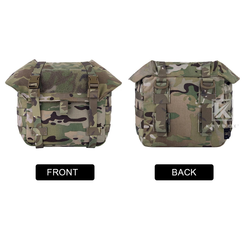 KRYDEX Tactical Jungle Butt Pack MOLLE Waist Pack Suspender Bag for Hunting Hiking Bushcraft Camping Outdoor Range Gear