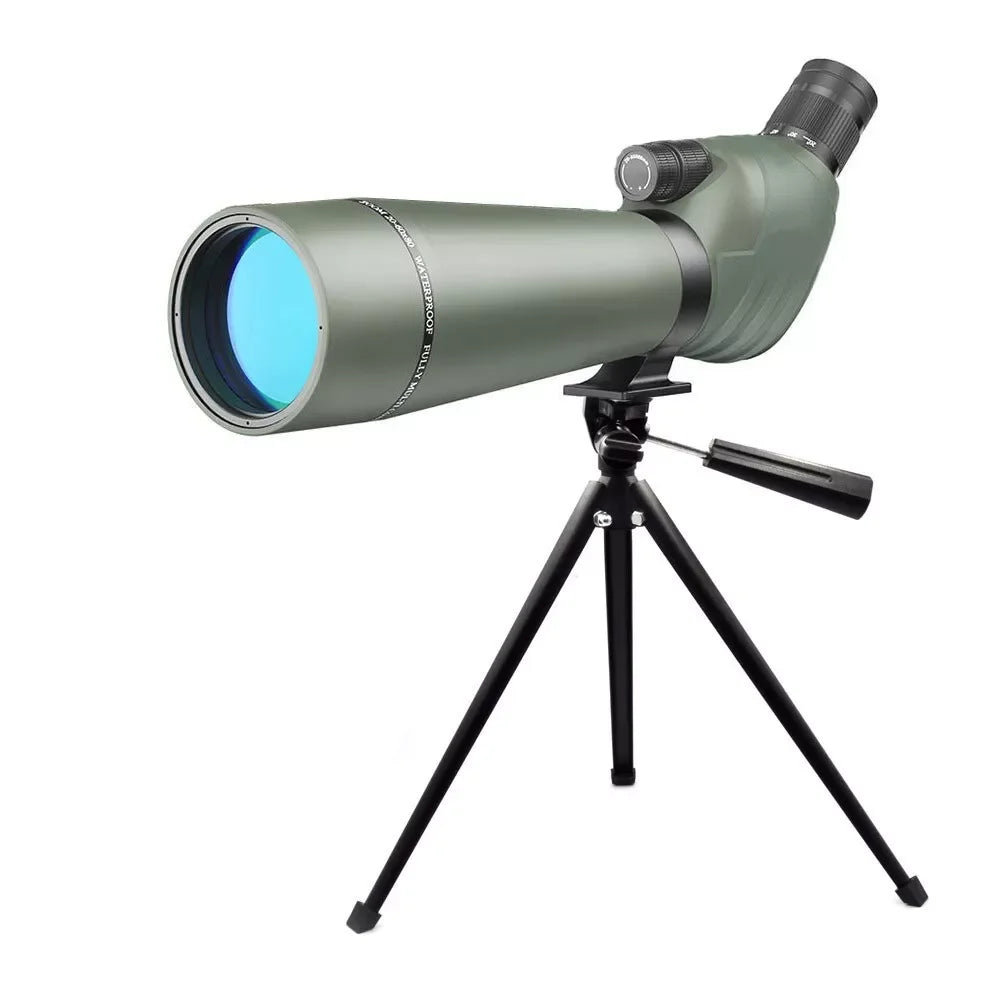 20-60x80 Spotting Scope - Dual Speed Focus Zoom Monocular, BAK4 FMC for Bird Watching Hunting, with Tripod & Phone Adapter