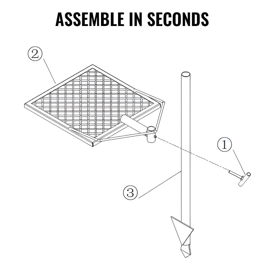 Swivel Campfire Grill for Fire Pits Heavy Duty Steel 360 Adjustable Outdoor Cooking Grate Portable Camp Fire Rack in Black Dura