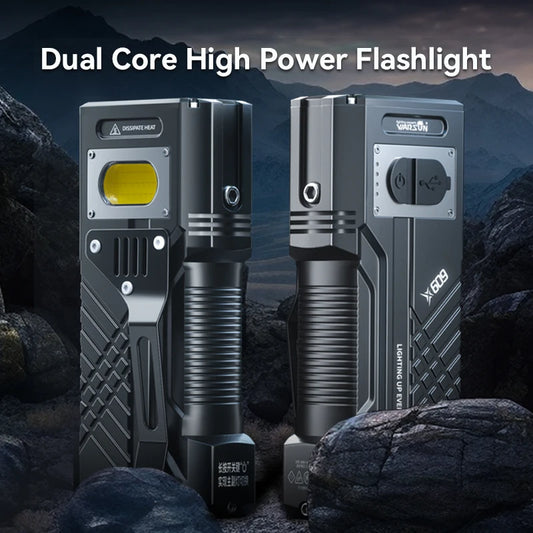 4000Lm Most Powerful LED Flashlight Rechargeable Torch Light Flashlight Tactical Lantern Long Shot Hand Lamp For Camping