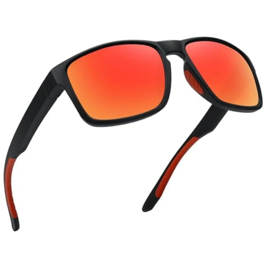 Sports Polarized Sunglasses for Men Women UV Protection Unbreakable Driving Running Fishing Hiking Sun Glasses