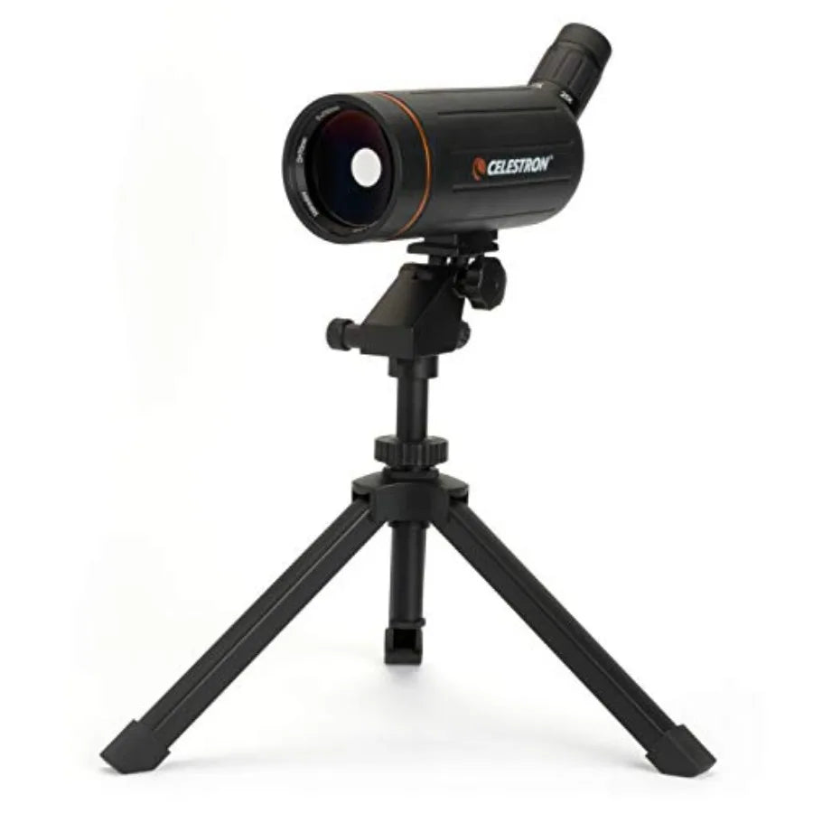 Celestron Mini Mak 70mm Angled Spotting Scope Maksutov Spotting Scope for Long Range Viewing with 2575x Zoom Eyepiece Multi-Coa
