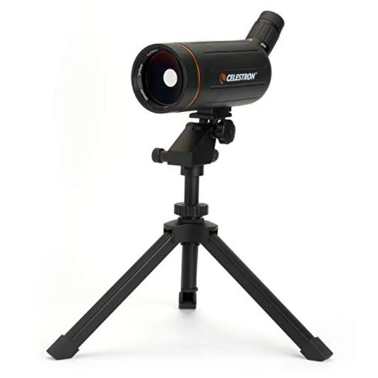 Celestron Mini Mak 70mm Angled Spotting Scope Maksutov Spotting Scope for Long Range Viewing with 2575x Zoom Eyepiece Multi-Coa