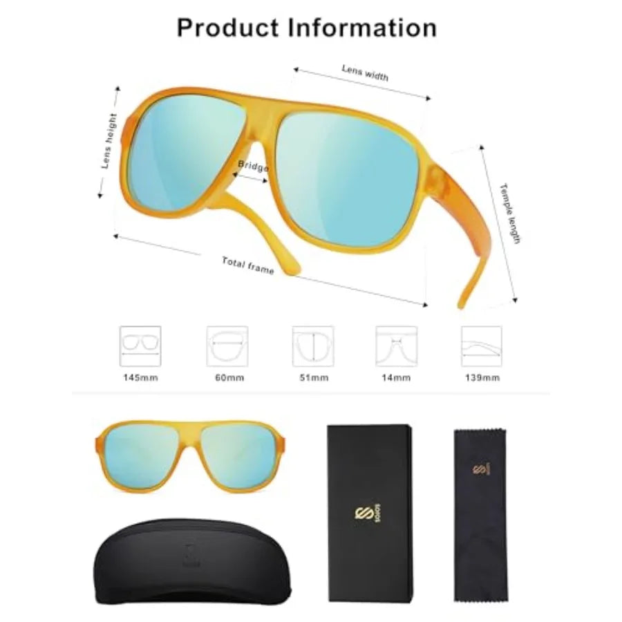Trendy Floating Polarized Aviator Sports Sunglasses for Women MenRetro Shades for Fishing Surfing Boating SJ2336