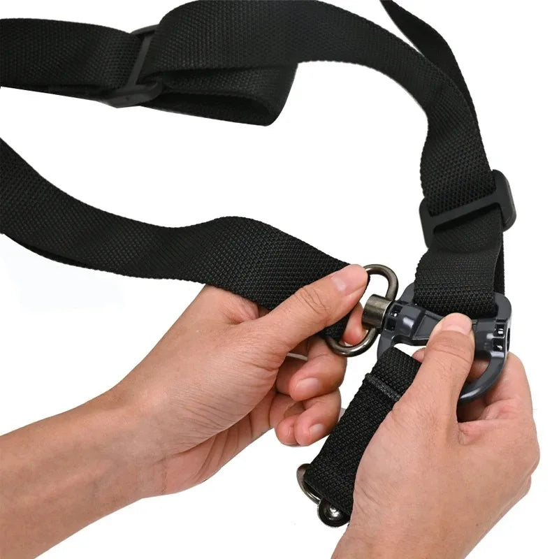Adjustable MS4 Rifle Sling Gun QD Metal Strap Swivel Tactical Nylon 2 Points Multi Mission Release Airsoft Hunting Access