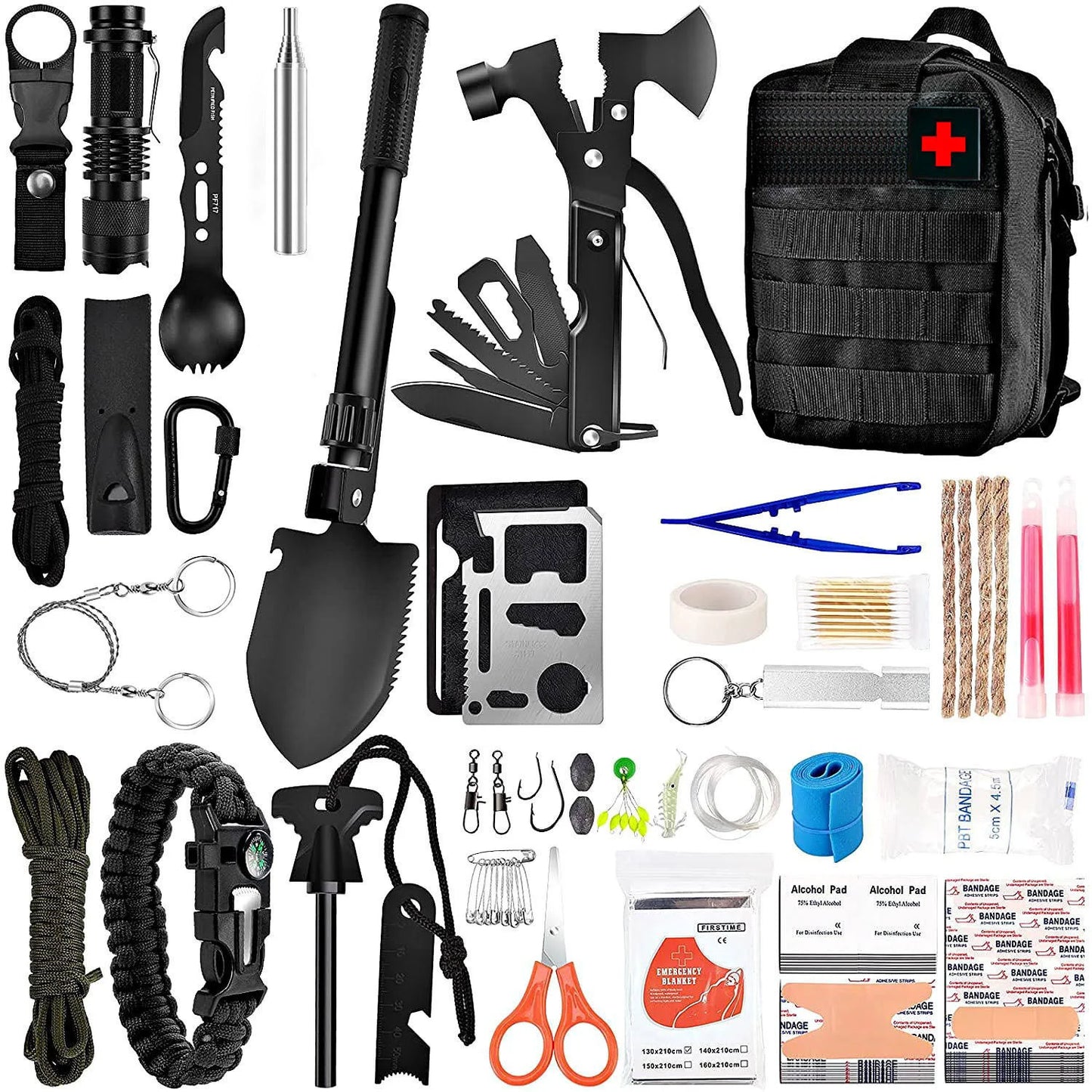 Molle Pouch IFAK Individual Trauma First Aid Kit Trauma Kit for Survival Camping Hiking Travel