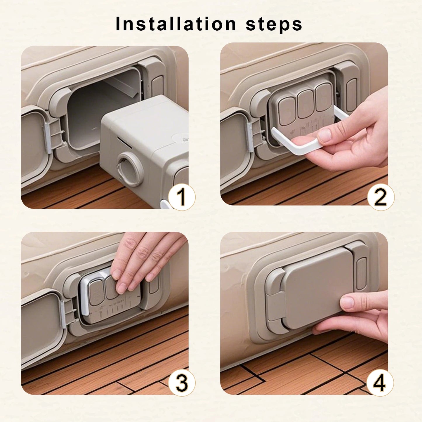 Home Floor-laying Folding Automatic Inflatable Mattress Air Bed Portable Outdoor Camping Flocking Moisture-proof Built-in Pump