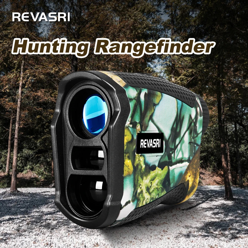 REVASRI 1000M Multi-Function Hunting Rangefinder, with Speed, Angle and Continuous Scan Functions, Designed for Outdoor Hunting