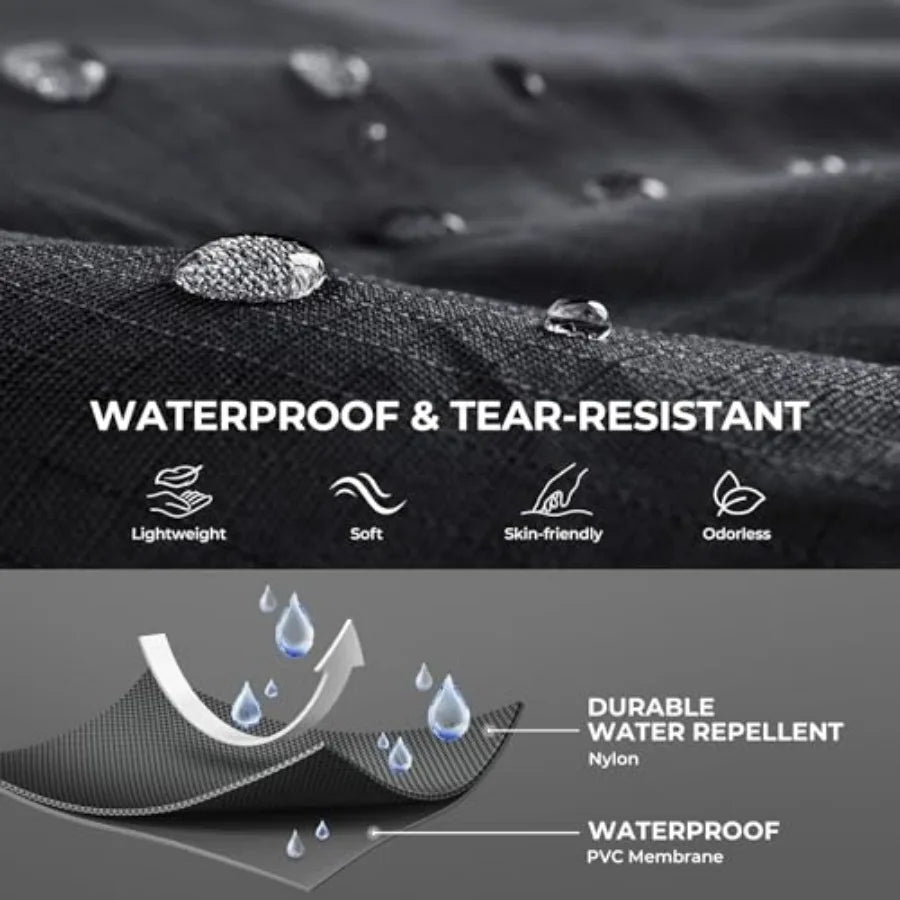 WaveWalker Fishing Waders for Men and Women, 100% Waterproof PVC Waders with Slip-Resistant Boots, Tear-Resistant Nylon