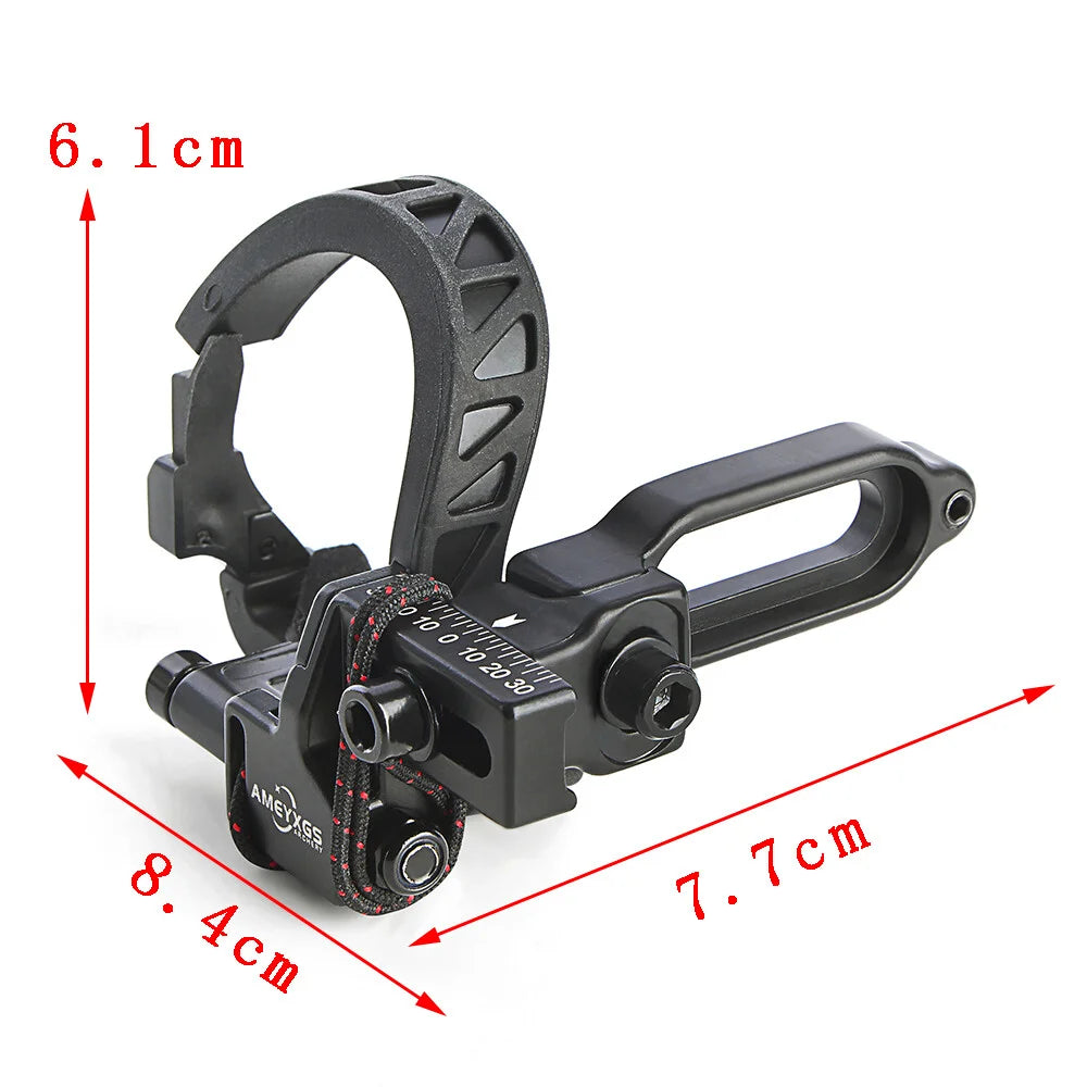 Drop Away Arrow Rest Aluminum Alloy Micro Adjustable Compound Bow Arrow Rest Universal Left & Right Hand Full Containment Fall Away Design Stable Arrow Support for Outdoor Archery Target Shooting Wild Hunting Accessory