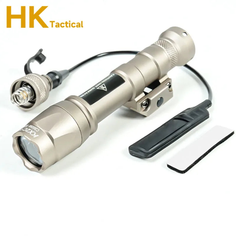 SF M600 M300 Series Tactical Flashlight M600B M300B LED White Light Fit 20MM Rail Rifle Scout Light 500 LM Outdoor Flashlight