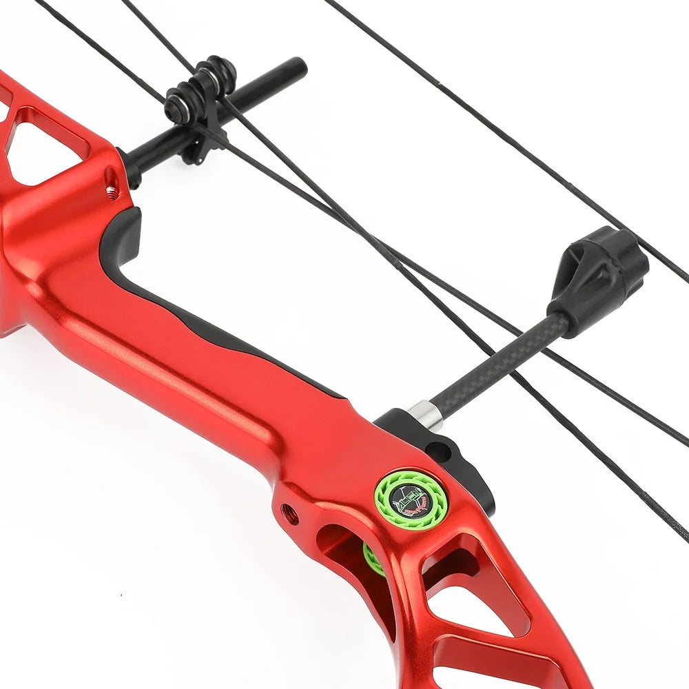 Archery Compound Bow Set 40-75lbs CNC Alloy Riser 350FPS 85% Let-off Left/Right Hand for Hunting Shooting Target Competition Training Accessories