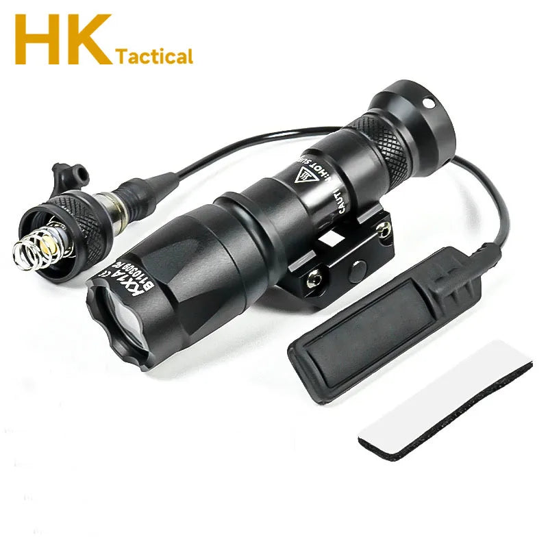 SF M600 M300 Series Tactical Flashlight M600B M300B LED White Light Fit 20MM Rail Rifle Scout Light 500 LM Outdoor Flashlight