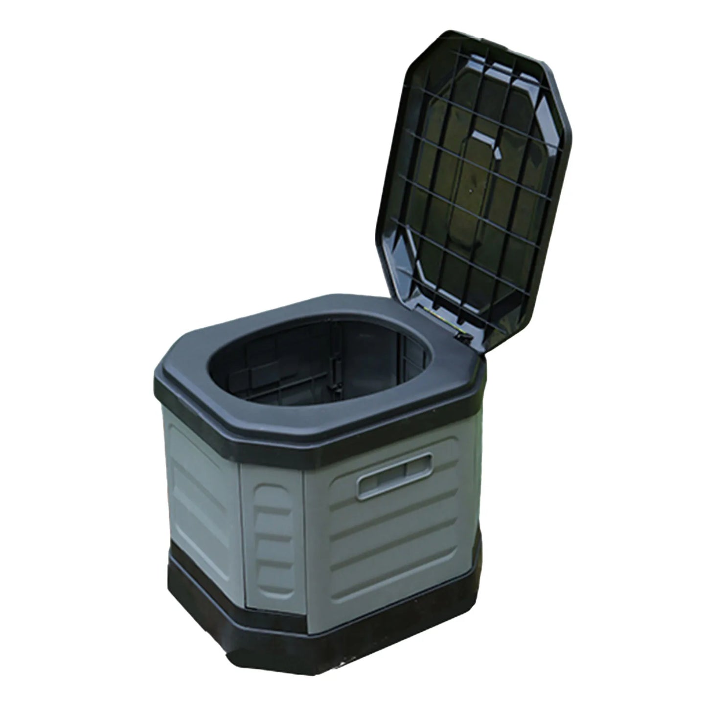 Folding Portable Toilet Reusable Collapsible Toilets with Lid Emergency Toilets for Adults Travel Outdoor Hiking Trips Beach
