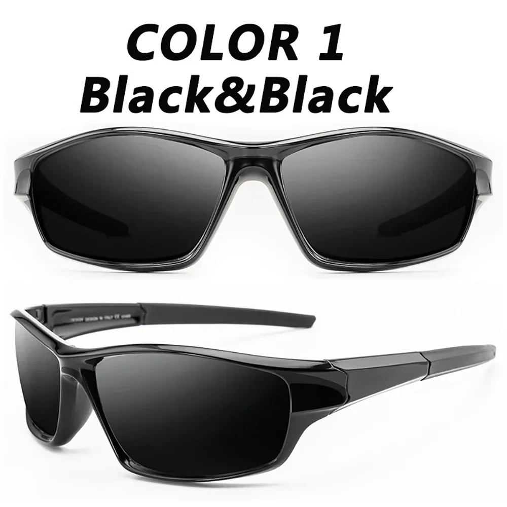Sports Polarized Sunglasses for Men Lightweight Night Vision Male Shades Cycling Driving Fishing Fashion Mirror Sunglass De Sol