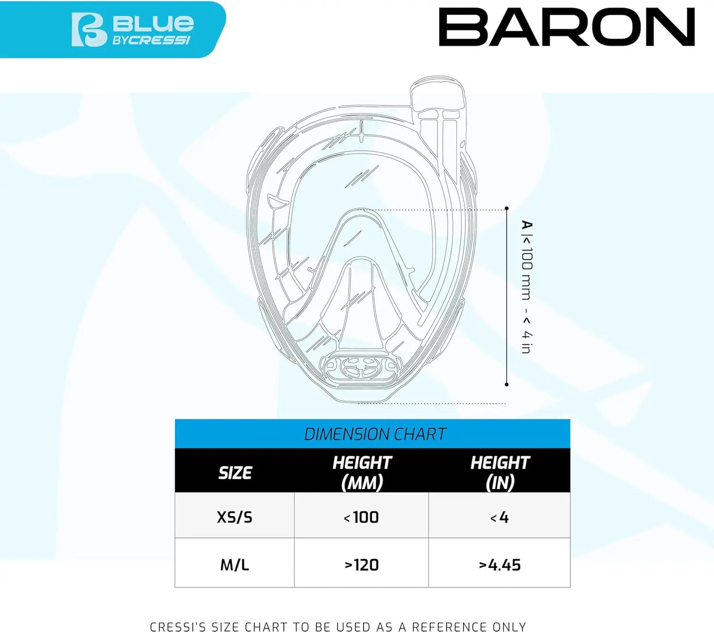 Full Face Snorkeling Mask for Adults - Wide Clear View with Anti-Fog System, Easy Breathing Design