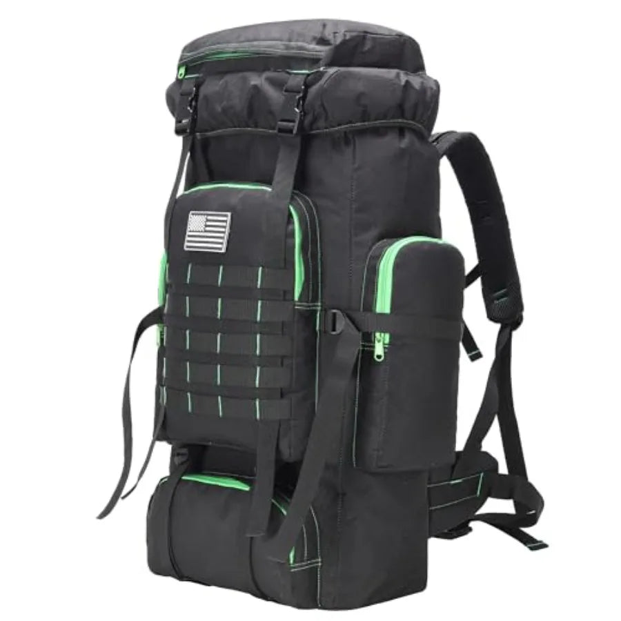Hiking Backpack for Men 70L/100L Camping Backpack Military Rucksack Molle 3 Days Assault Pack for Climbing Camping Backpack, 3