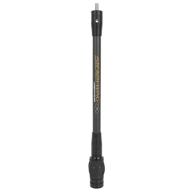 Archery Bow Stabilizer 3k Carbon Fibre 6/8/10/12/15 Inch Balance Rod Shock Absorber Damp Recurve Compound Bow Hunting Shooting