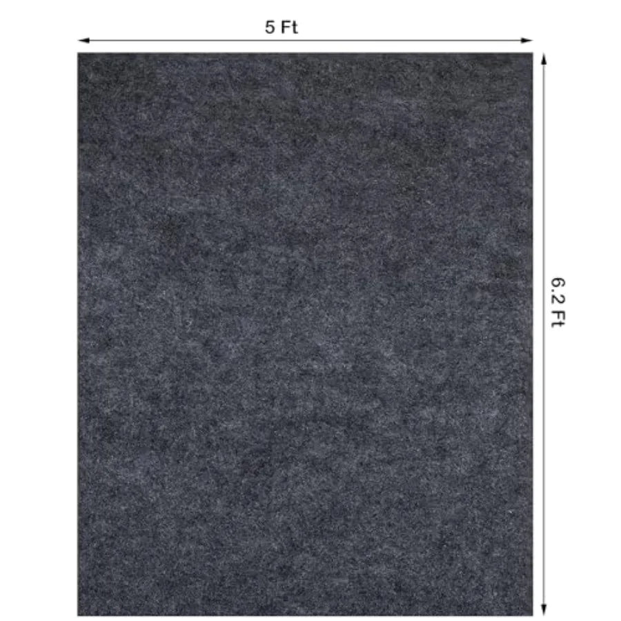 6.2 x 5 Ft Cam Tent Carpet Mat - Waterof Outdoor Tent Ru- Porble Cutble Picnic Cam Floor Blanket for Lawn ps