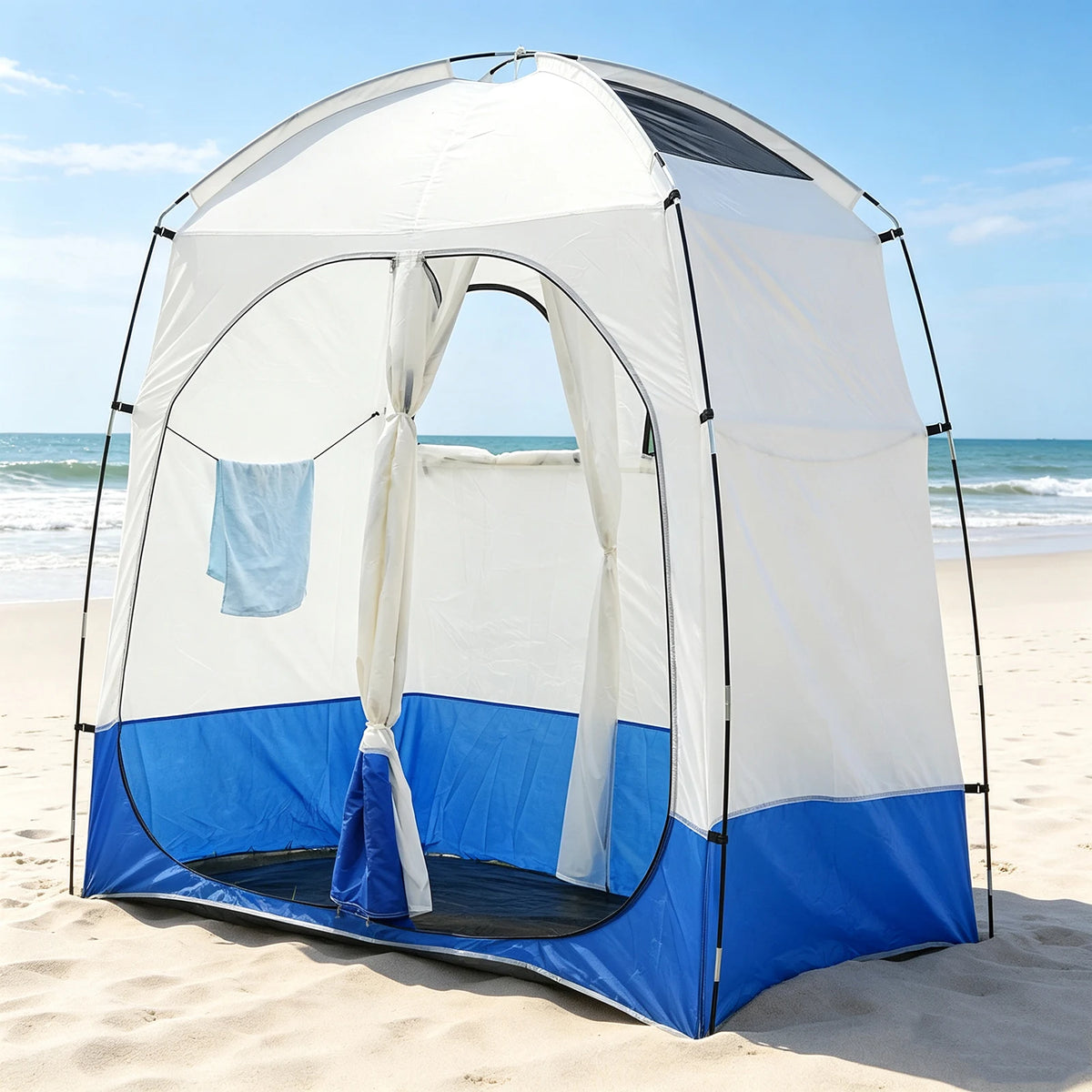 PAKICETUS Polyester Portable Changing Tent Privacy Dressing Room Shelter for Camping Beach Fishing Outdoor Picnic Backpacking Hiking Travel Backyard Family Outdoor Activities