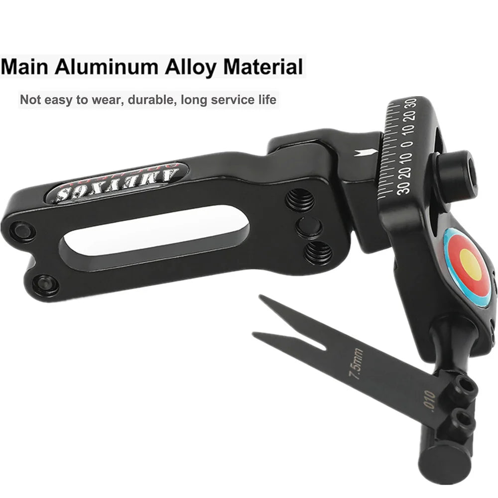 Archery Arrow Rest Aluminum Alloy Steel Blade Replaceable Adjustable Right Hand for Compound Recurve Bow Hunting Shooting