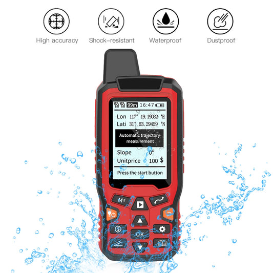 GPS Land Area Measure Handheld USB Navigation Track Area Calculation Meter Automatically Trajectory Meter Distance Area Tester