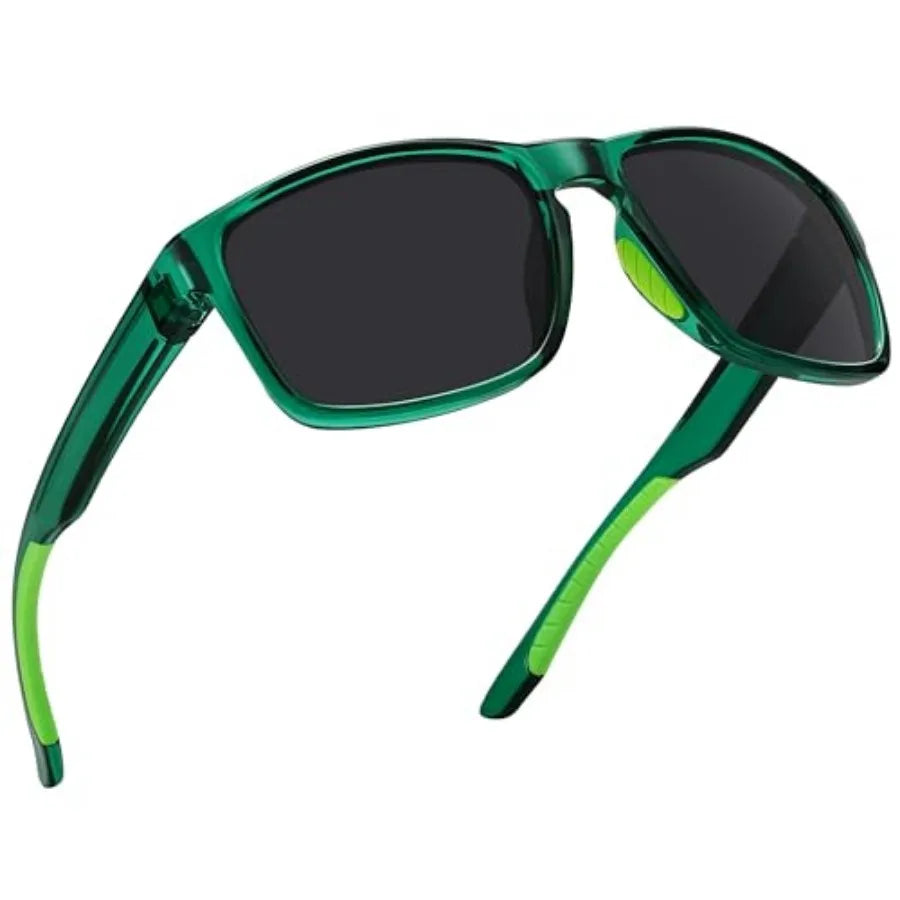 Sports Polarized Sunglasses for Men Women UV Protection Unbreakable Driving Running Fishing Hiking Sun Glasses