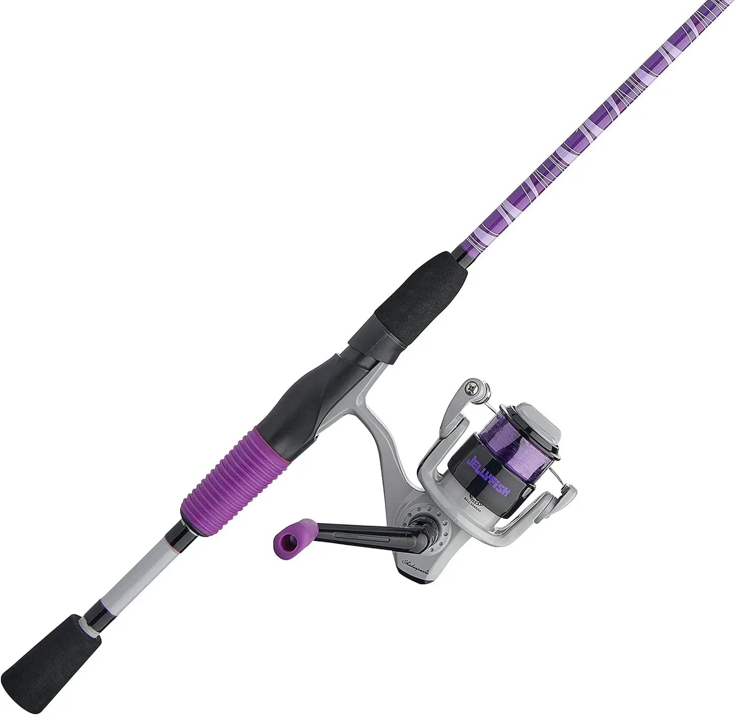 Spincast Reel and Fishing Rod Combo with Gel-Tech Grip