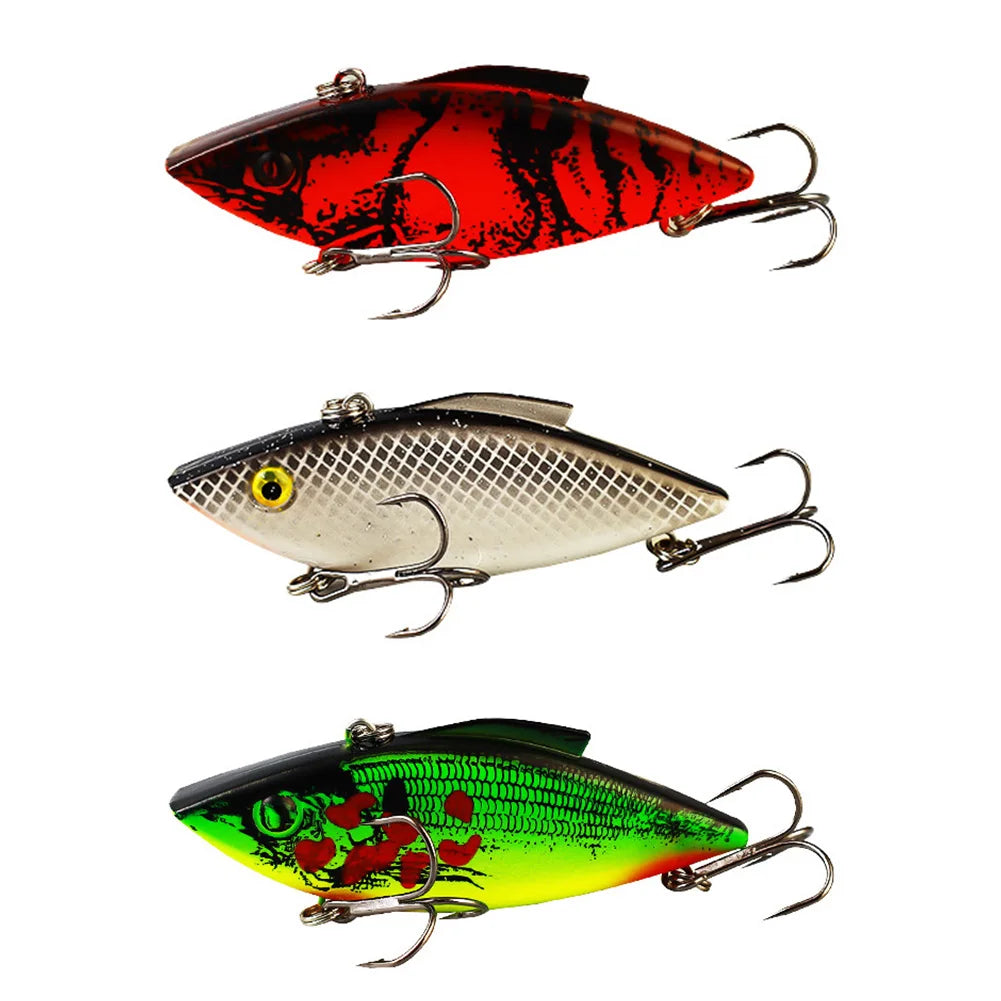 Fishing Lure 6.5cm 11.4g Artificial Hard Bait with Hooks Fishing Bait Plastic Wobblers Fishing Accessories