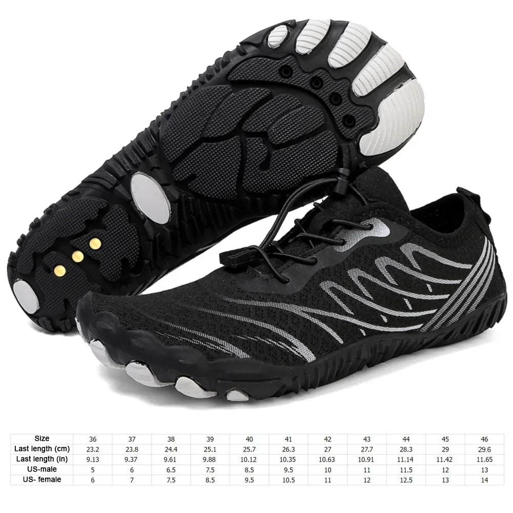 Summer Adults Professional Women Water Shoes Men Barefoot Beach Shoes Swimming Shoes Plus Size 36-46 Unisex Dropshipping