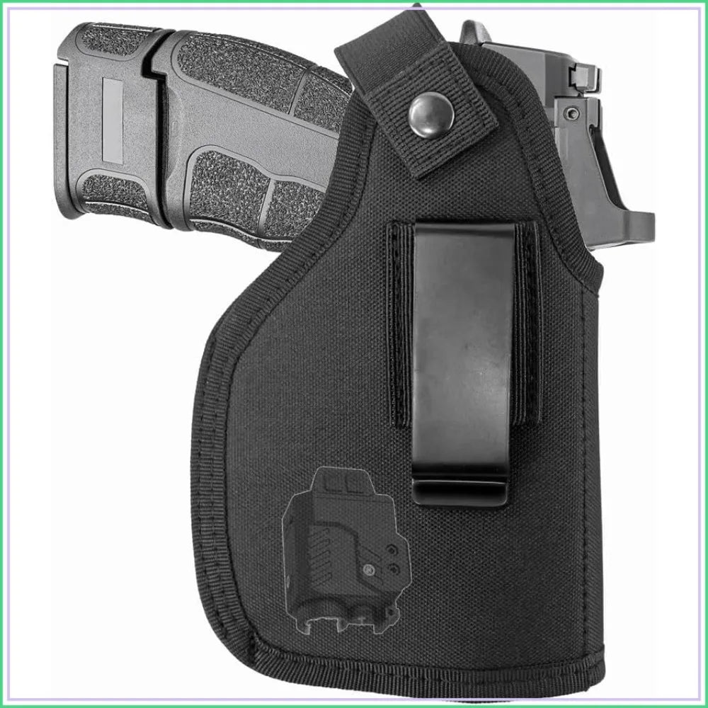 Concealed Carry Holster for Handgun with Optic Light Laser, Universal IWB OWB Ambidextrous
