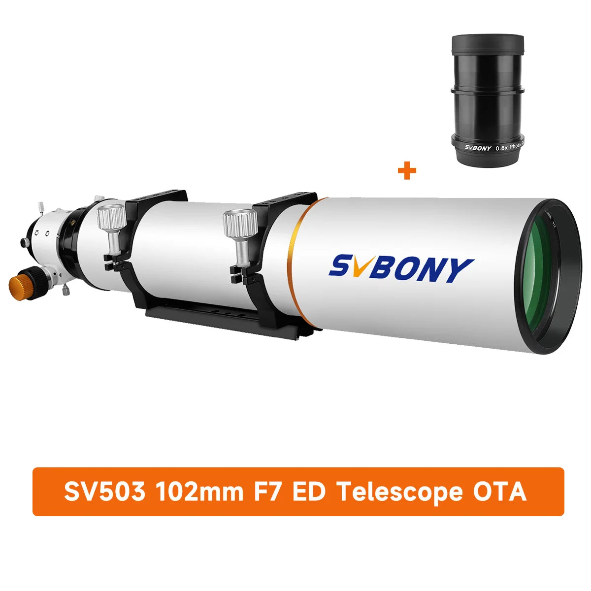 Svbony SV503 Astro telescope 70/80/102ED Extra Low Dispersion Achromatic Refractor OTA For Exceptional Viewing Astrophotography