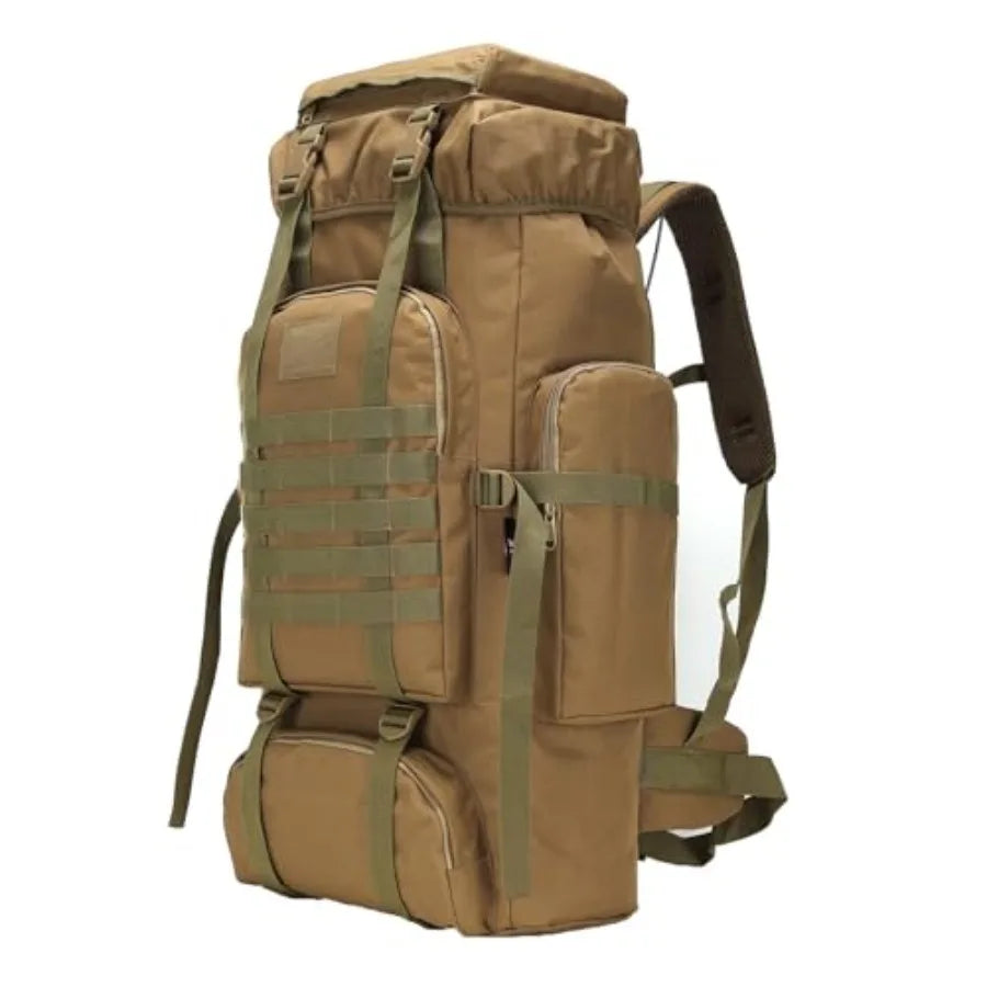 Hiking Backpack for Men 70L/100L Camping Backpack Military Rucksack Molle 3 Days Assault Pack for Climbing Camping Backpack, 3