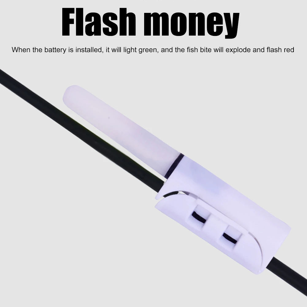 Portable Electronic Pole Lamp Bite Alarm Indicator Waterproof Fishing Rod Stick Light Glow Sticks for Night Fishing Accessories