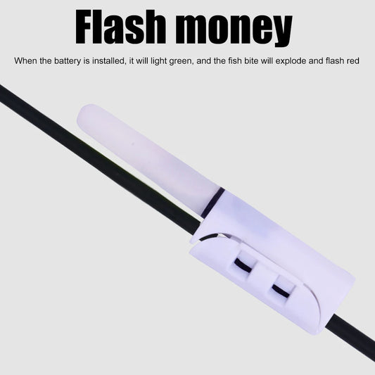 Portable Electronic Pole Lamp Bite Alarm Indicator Waterproof Fishing Rod Stick Light Glow Sticks for Night Fishing Accessories