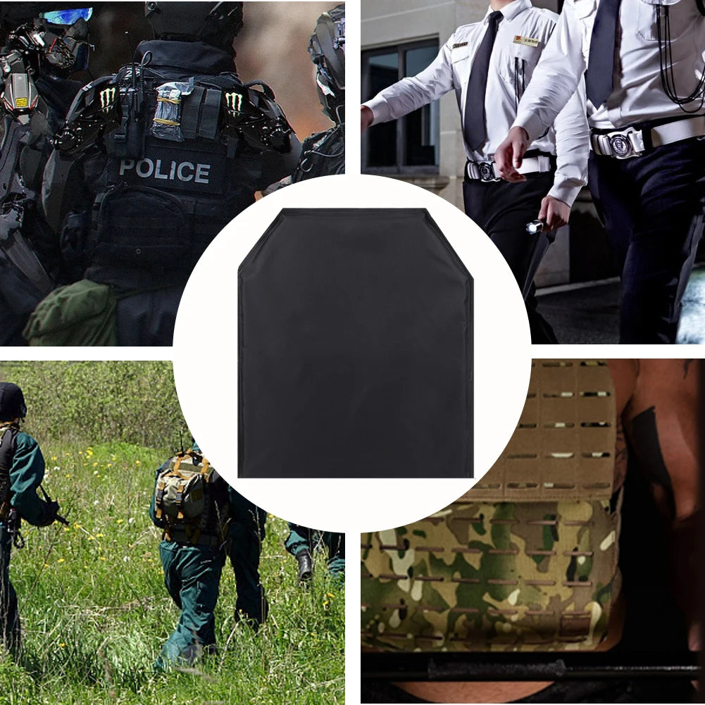 Ballistic Plate Ballistic Body Armour IIIA Level Body Carrier Vest Shock Plate for Outdoor Hunting Paintball War Game Protectiv