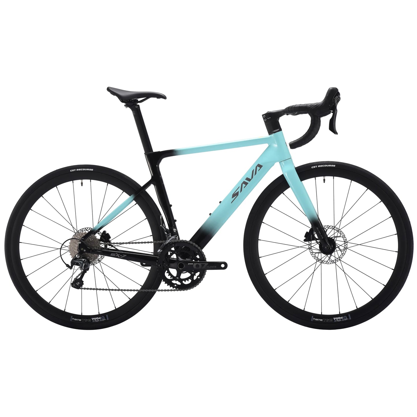 2026 New SAVA EX7‑S‑R4700 Complete Road Bike, Aluminum Frame With Carbon Fork, Shimano TIAGRA R4700 20‑Speed, 700C Hydraulic Disc Cyclocross Bicycle For Adult